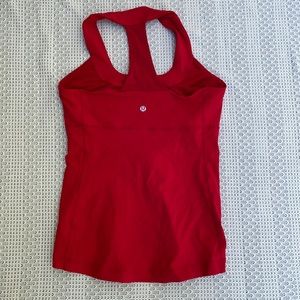 Lululemon red tank
